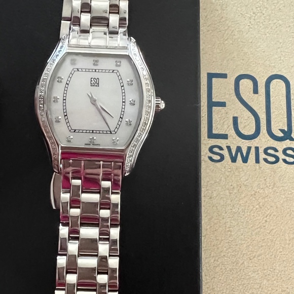 ESQ Ladies Watch With Exquisite Damonds - Picture 1 of 3